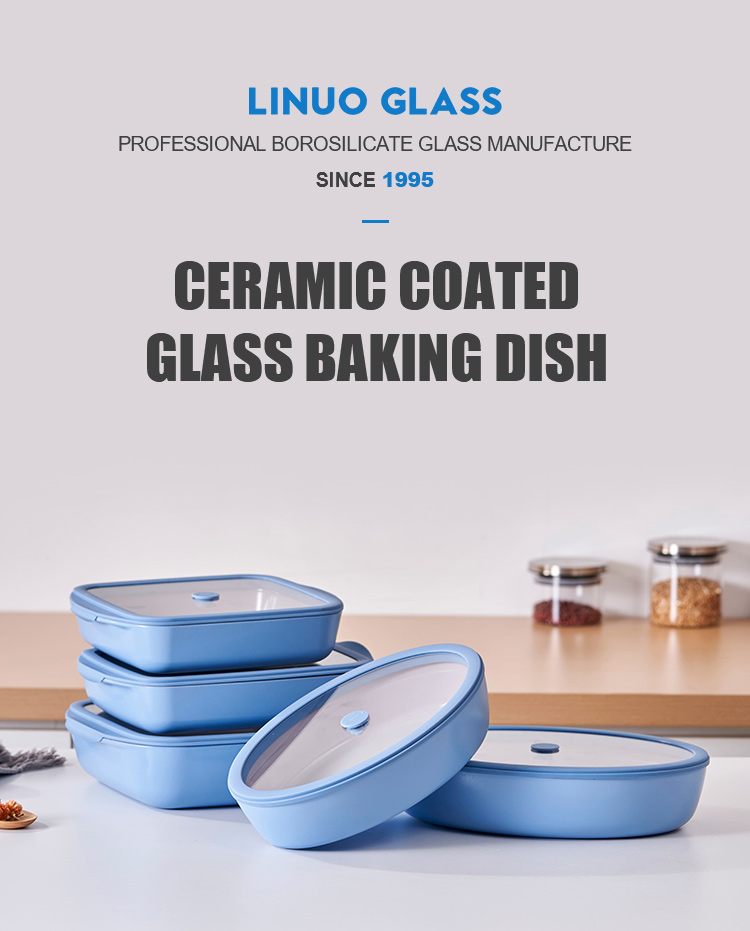Ceramic Spray Glass Baking Pan
