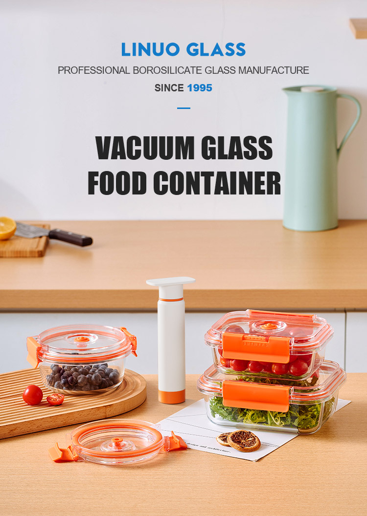 Glass Vacuum Container With Pump Glass Vacuum Container With Pump